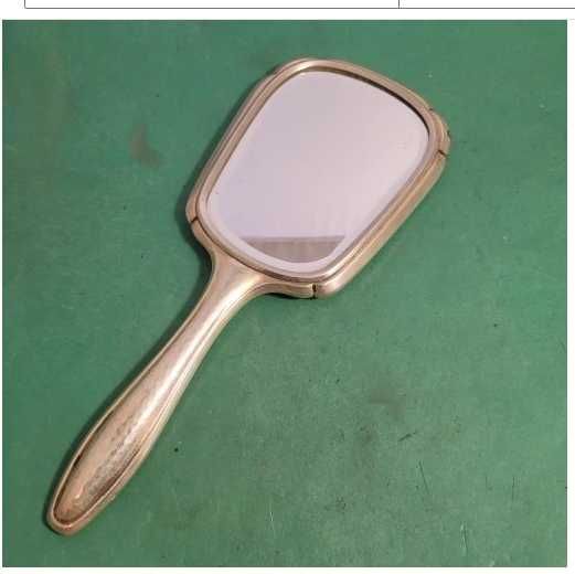 Lustro okute srebrem - Srebro 800pr.-28 cm