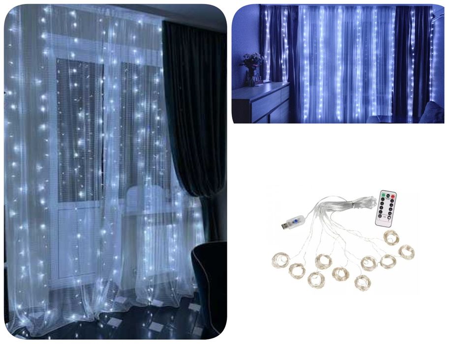 Гірлянда-штора "Роса" - хіт цієї зими!