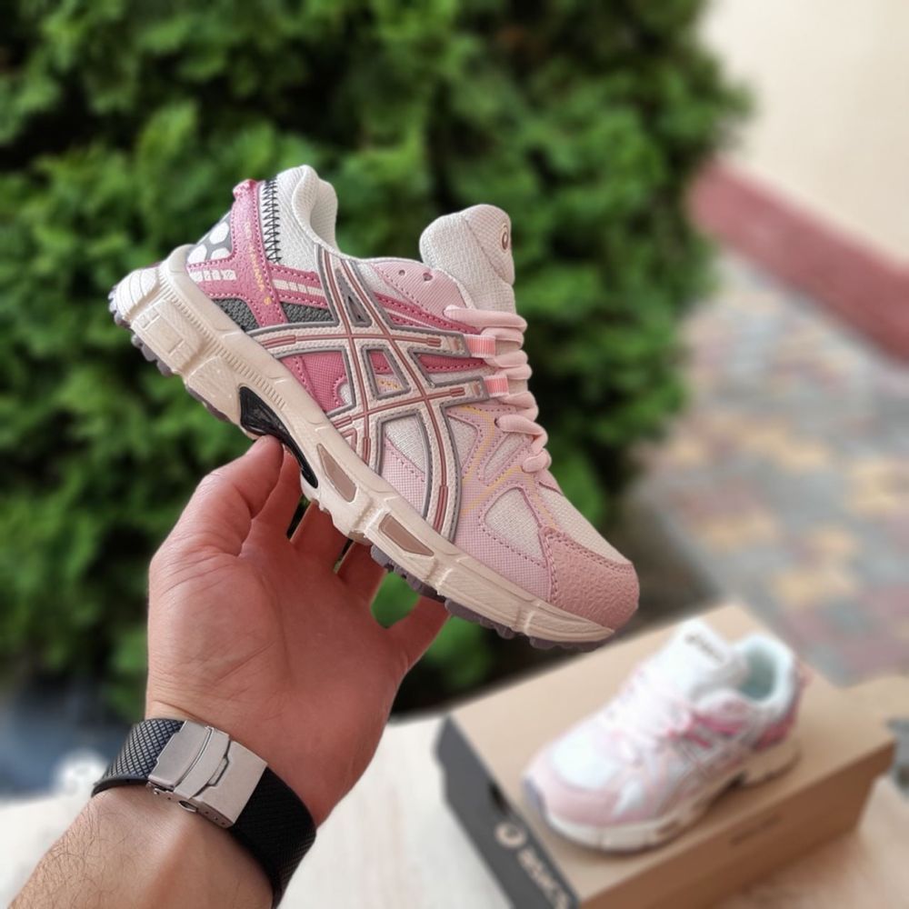 Asics Gel Kahana 8 Білі з рожевим  кросовки кросівки кеди взуття