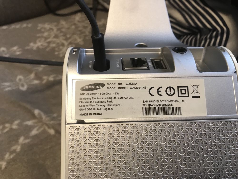 Głośnik przenośny Samsung WAM351 biały 10 W