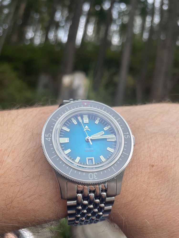 Zegarek męski Axios Flagship Teal diver nurek limitka 200 sztuk