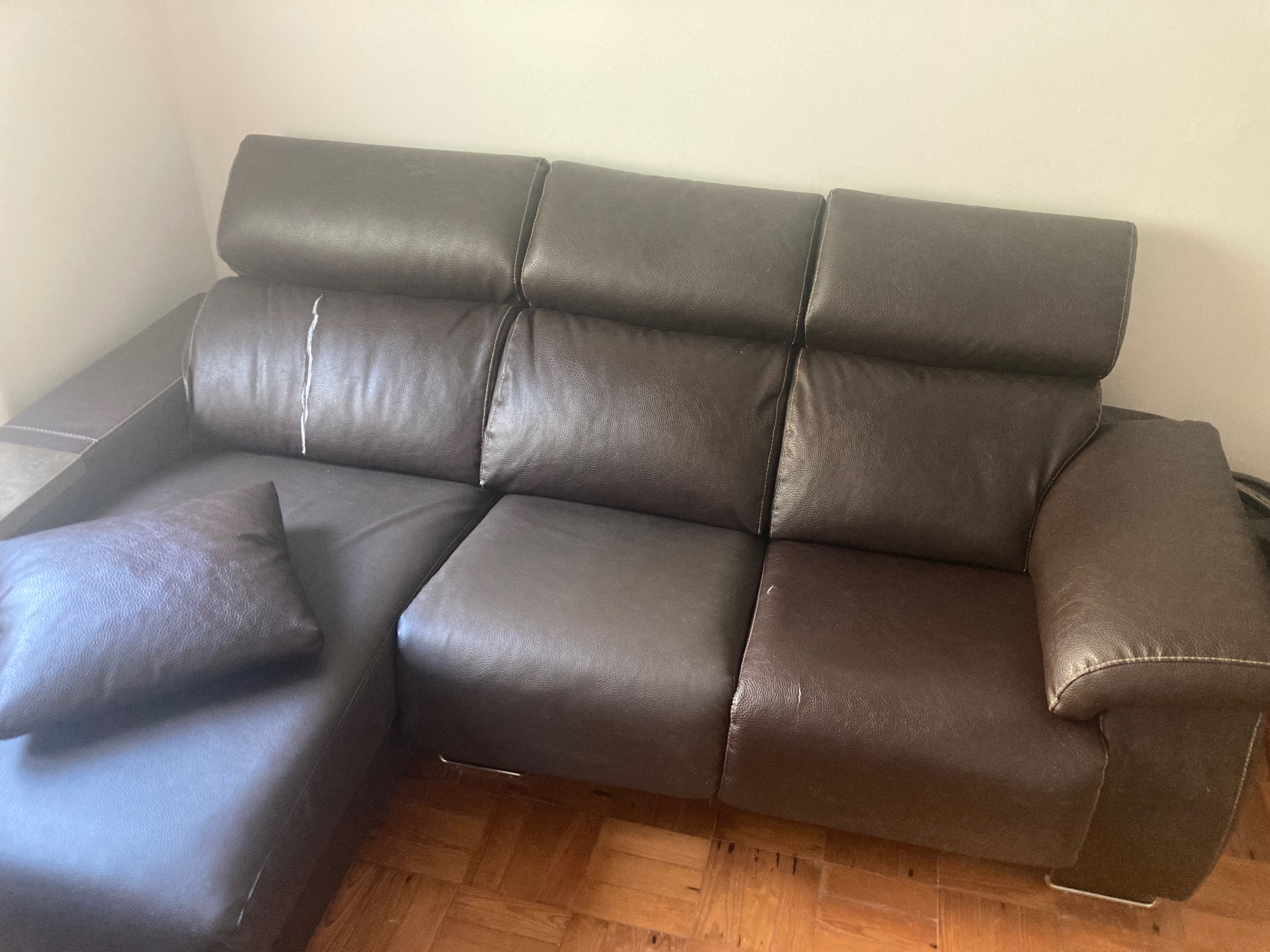 Sofá estrutura em aço
