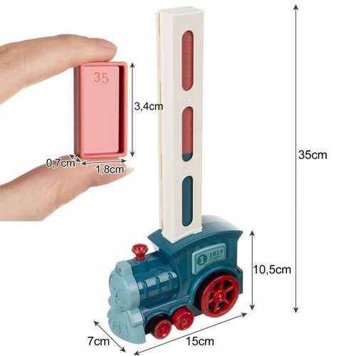 Kolejka - Klocki Domino Train 23204 ZAU1013