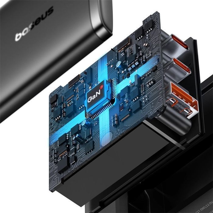 Ładowarka Baseus Cube Pro 65W | 3 Porty USB-C/A | Czarna