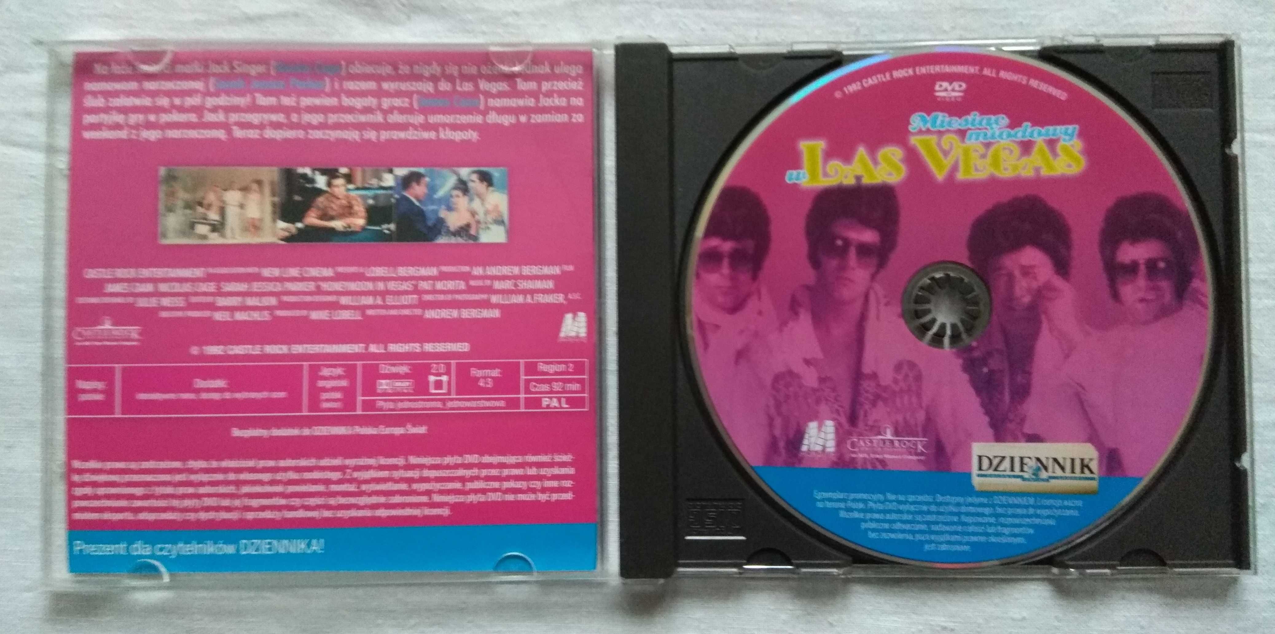 Film DVD - Miesiąc miodowy w Las Vegas - (1992r.)