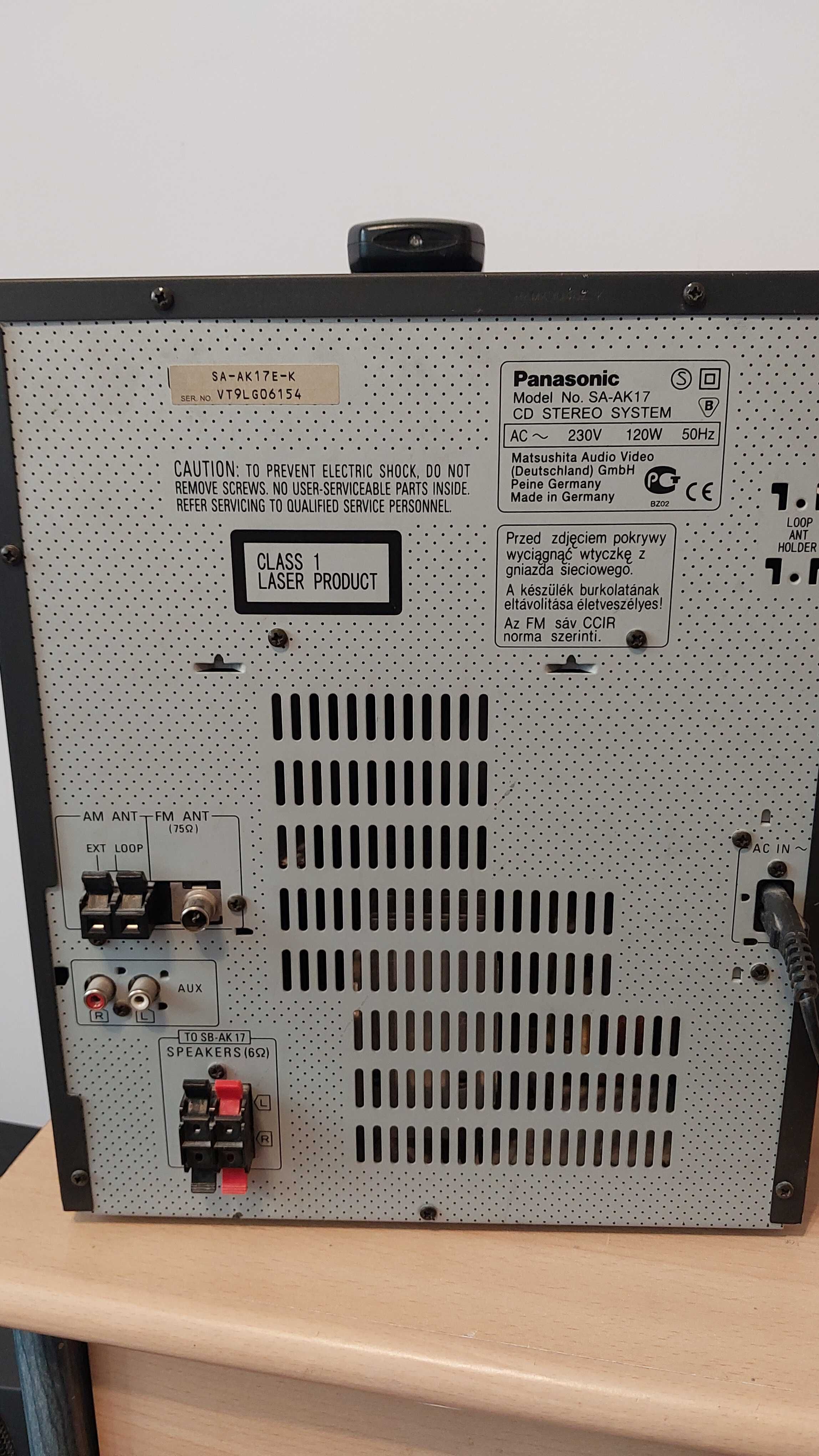 Wieża Panasonic SA-AK17