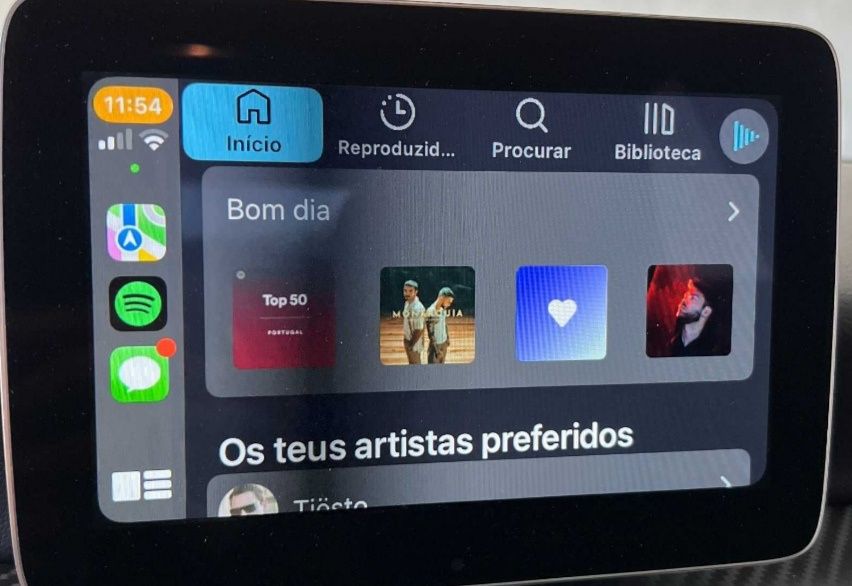 Ativação de carplay e android auto