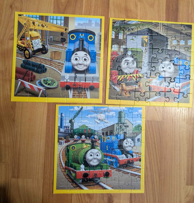 Puzzle Tomek i przyjaciele 3 in 1