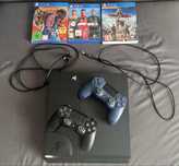 Konsola Play Station 4 500 Gb PS4 2 pady 3 gry