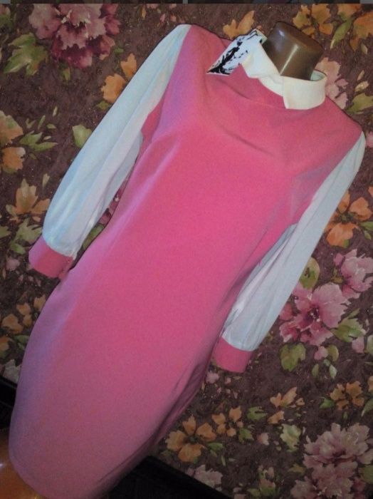 Толстовка теплая С-М р .Свитер. Новое платье 38р Fervente Туника