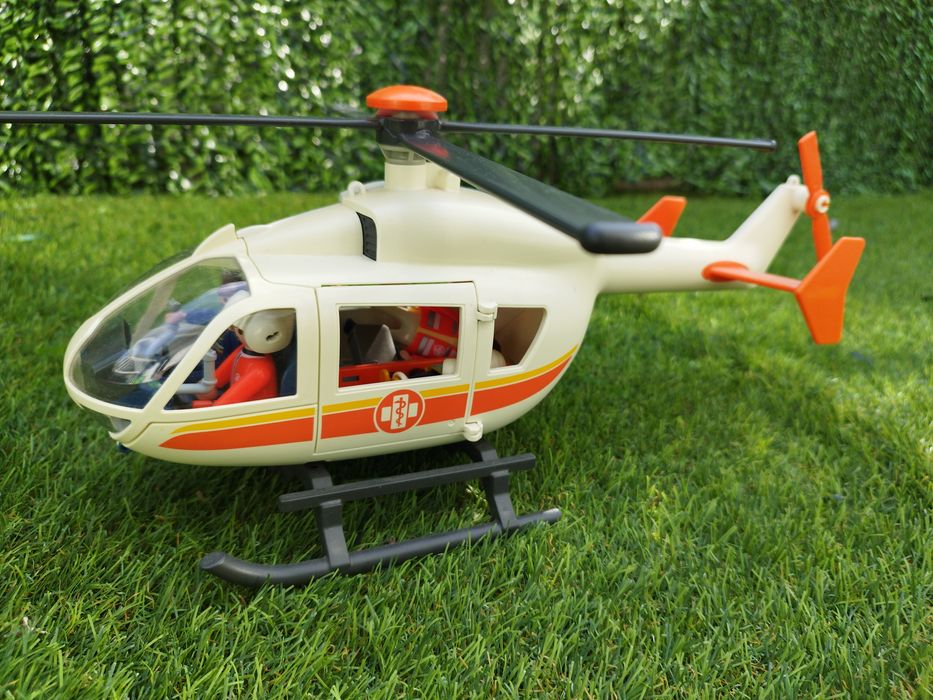 Helicóptero de resgate Playmobil