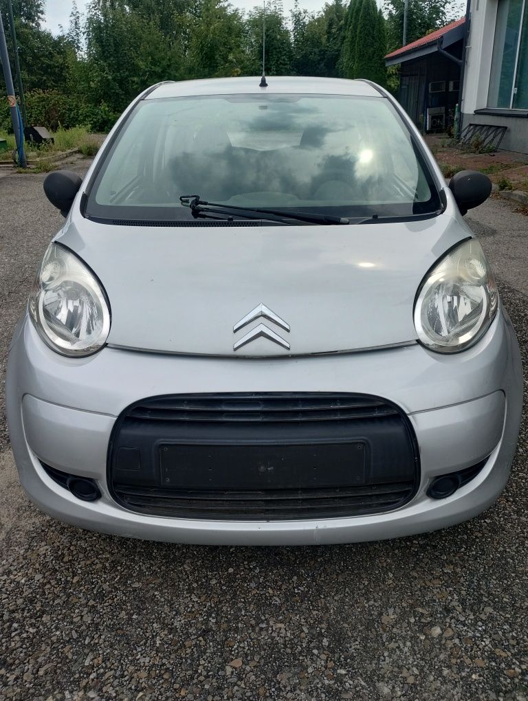 przednia maska błotnik zderzak przedni pas lampy citroen c1 deska