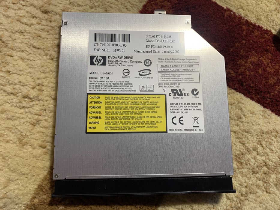 Ноутбук HP Pavilion dv6000 (запчастини на фото)