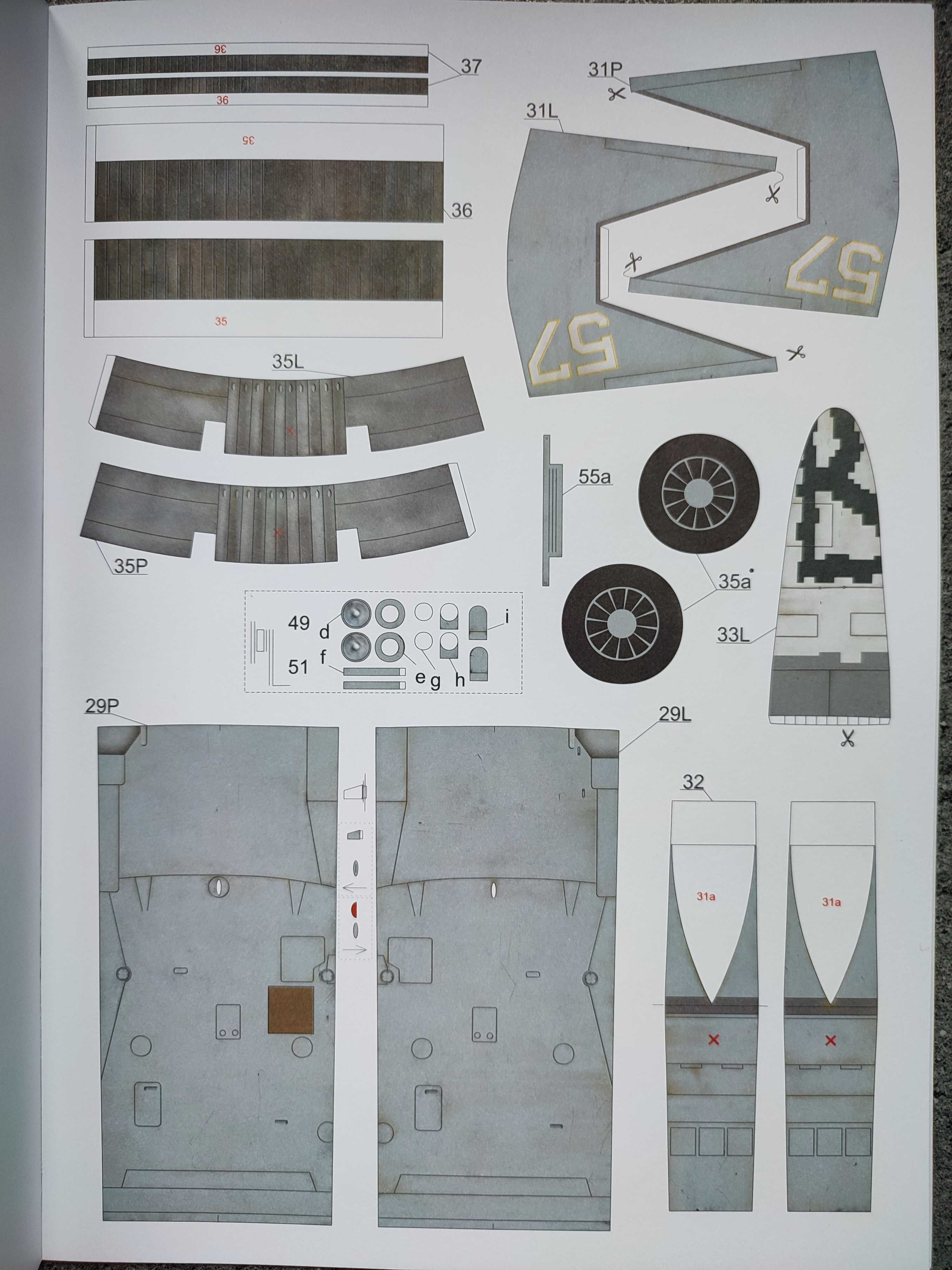 Model kartonowy Angraf 230: samolot Mig-29MU (9,13)