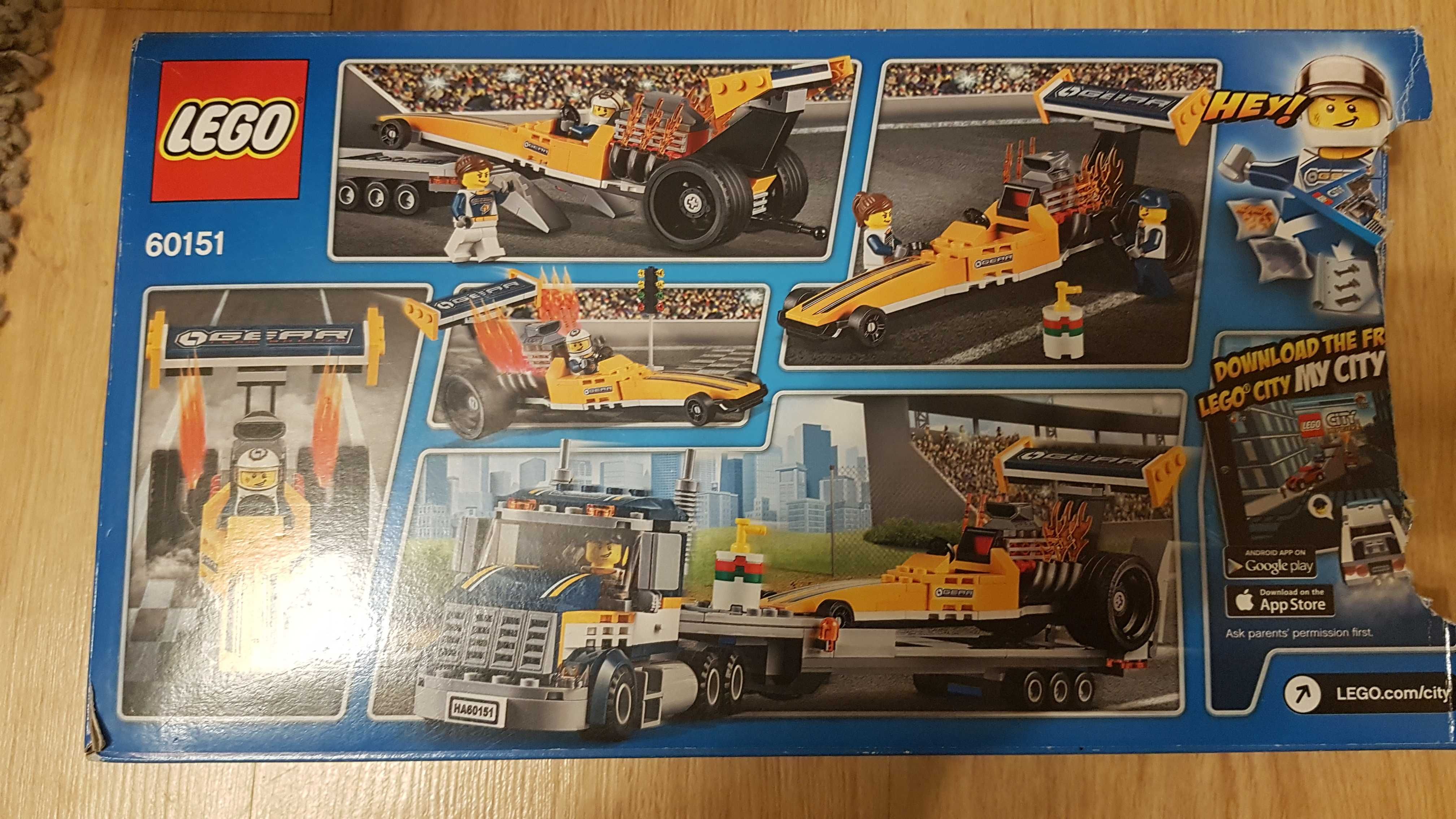 Lego City 60151 transporter 5-12 ciężarówka