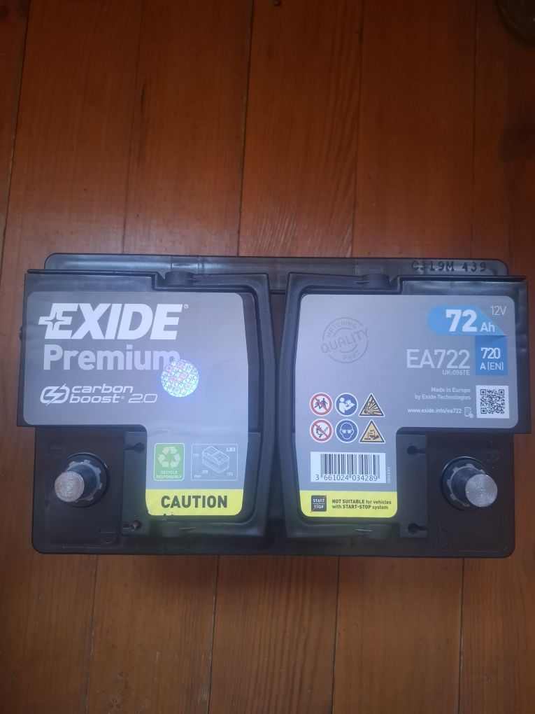 Аккумулятор exide 72А/ч