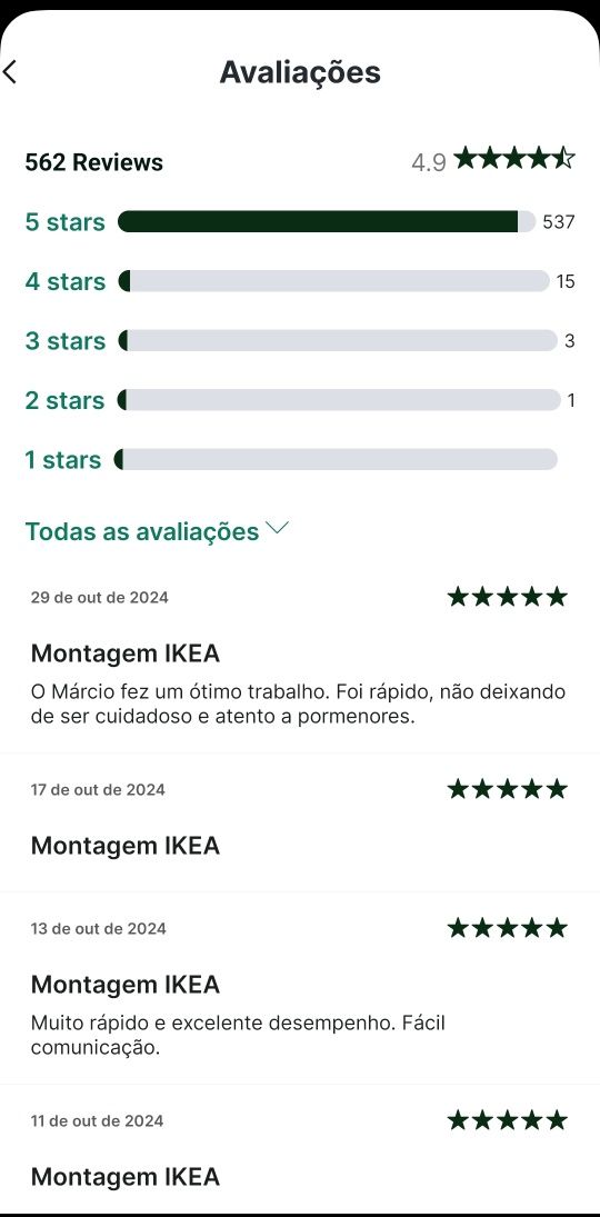 40% Desconto *Monta TUDO Móveis*Fixação TUDO*Candeeiros*Tv*Instalação