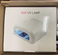 Lampa UV neonail 36w + klipsy do ściągania hybrydy