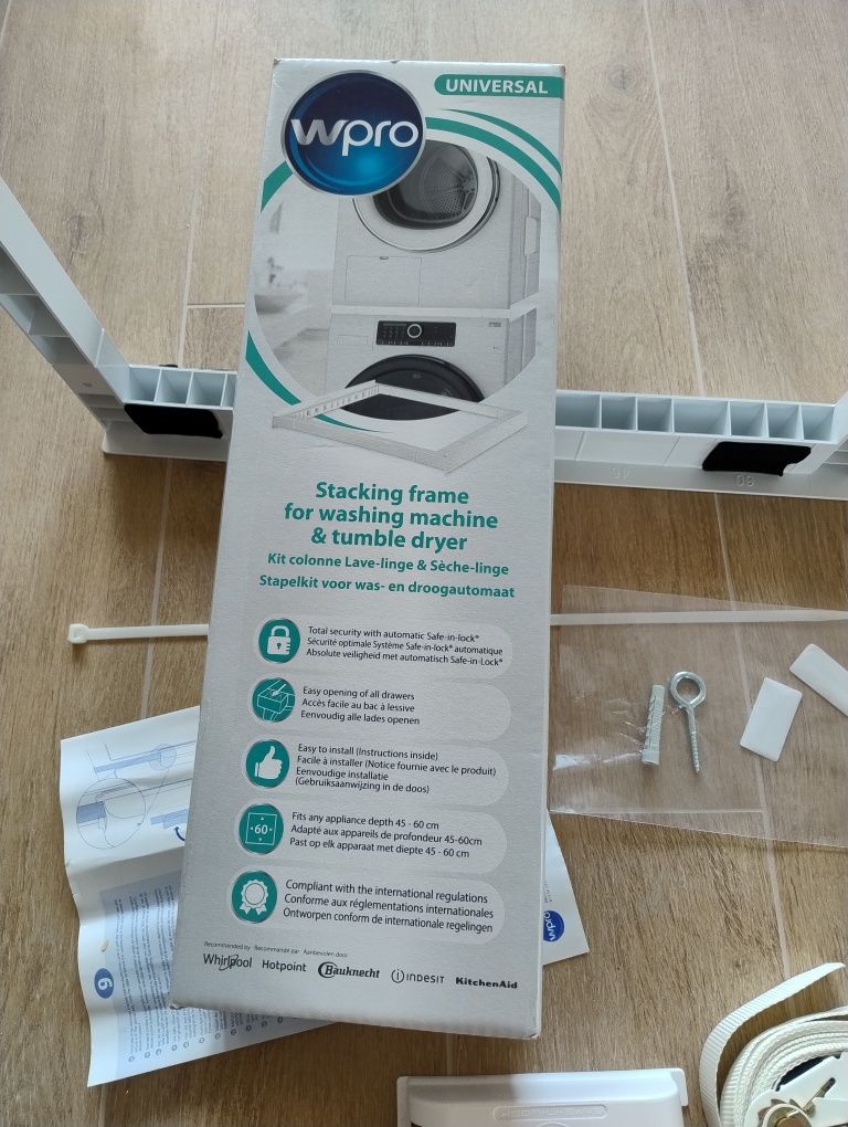 WHIRLPOOL Łącznik pralki z suszarką KCL103 uniwersalny pasuje Bosch
