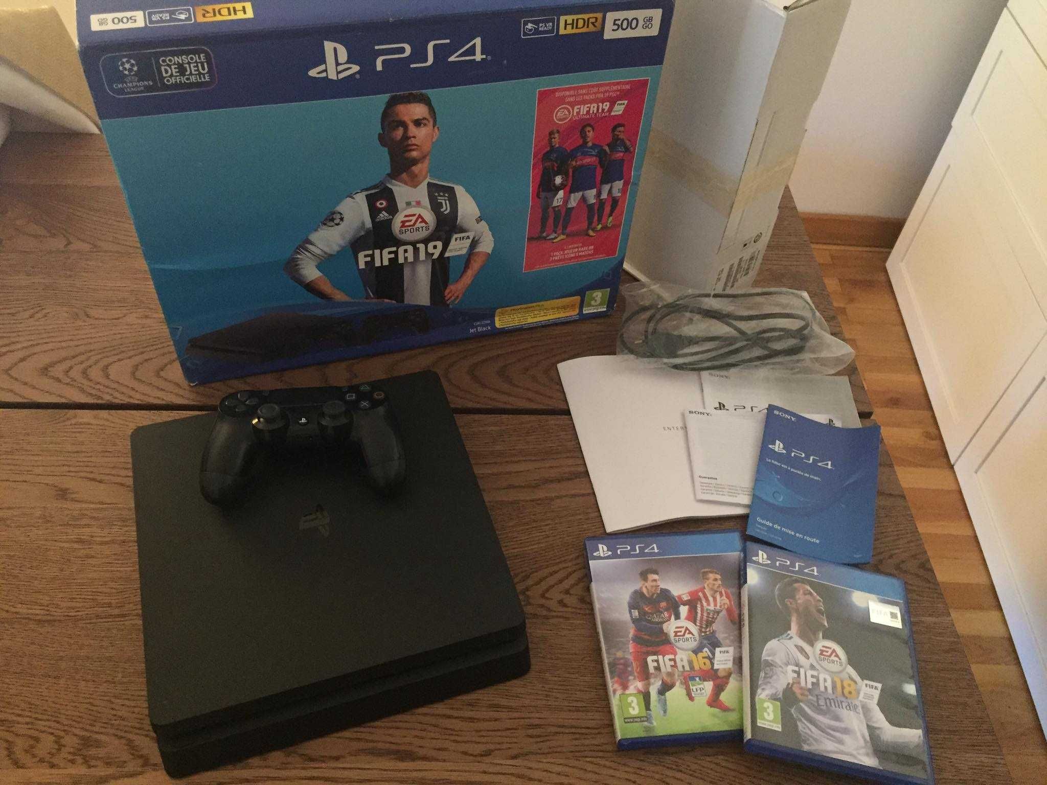 Bundle PS4 na Caixa com jogos