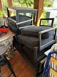Conjunto sofas de jardim e mesa
