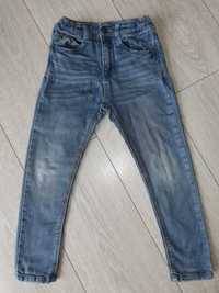 Spodnie jeansowe zara rurki 110