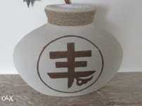 Jarra / Vaso com tema Oriental