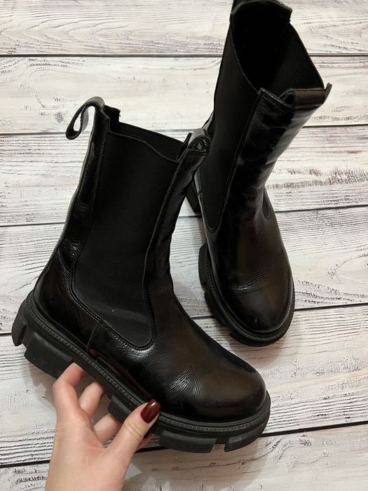 Шкіряні челсі. Осінь