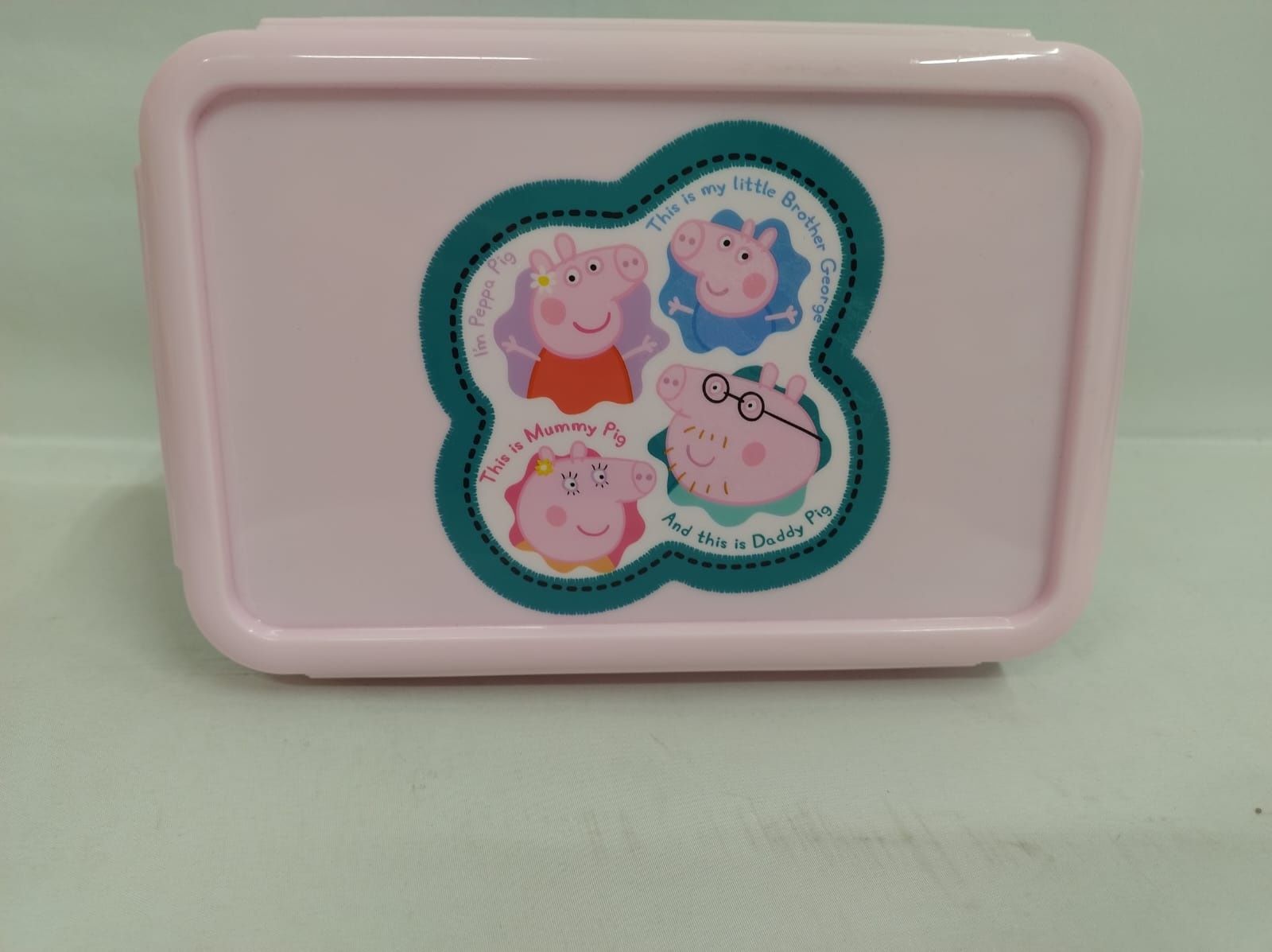 Pojemnik śniadaniowy Świnka Peppa róż+ turkus