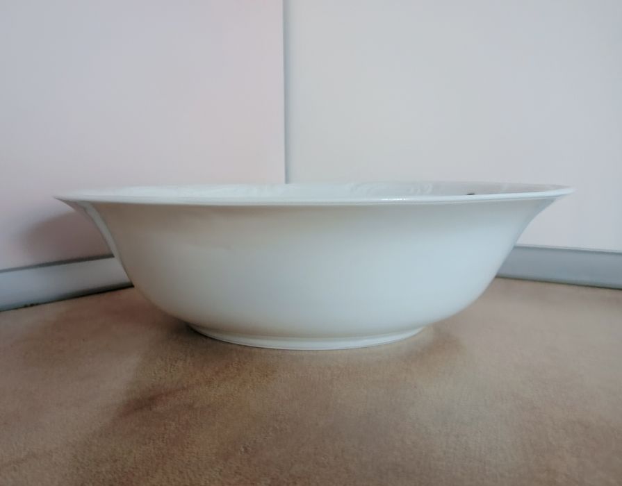 Wielka misa porcelana Bogucice róże