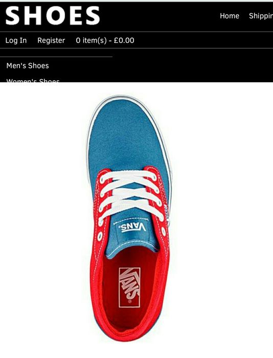 Buty trampki męskie Vans oryginalne nowe rozm 44.5 Długość wkładki 28.