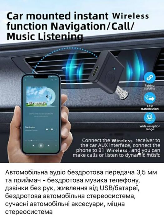 Автомобільний Bluetooth-адаптер