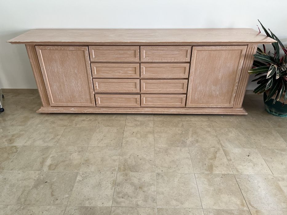 Conjunto de 8 Cadeiras Sala de Jantar + Movel Aparador + Movel Vitrine