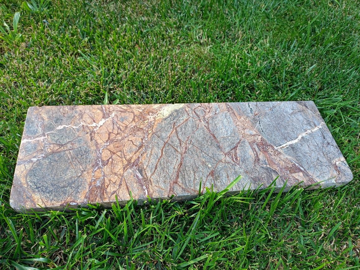 Parapet z prawdziwego marmuru 60x20x3 cm