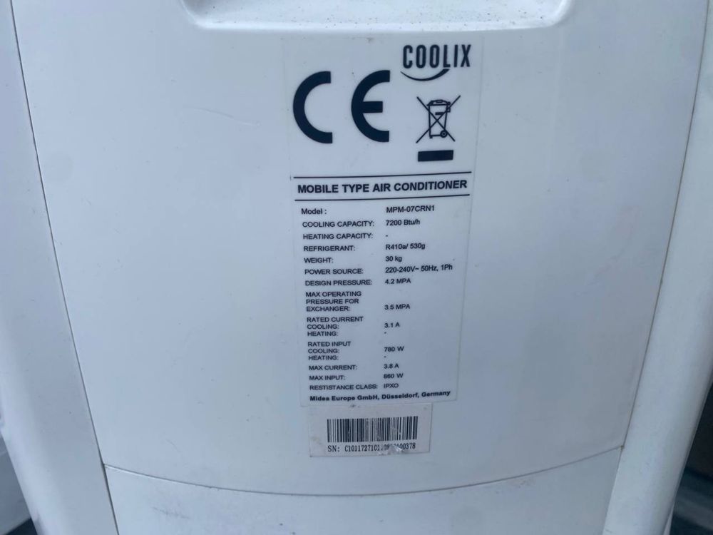 Мобільний кондиціонер Coolix MPM-07CRN1