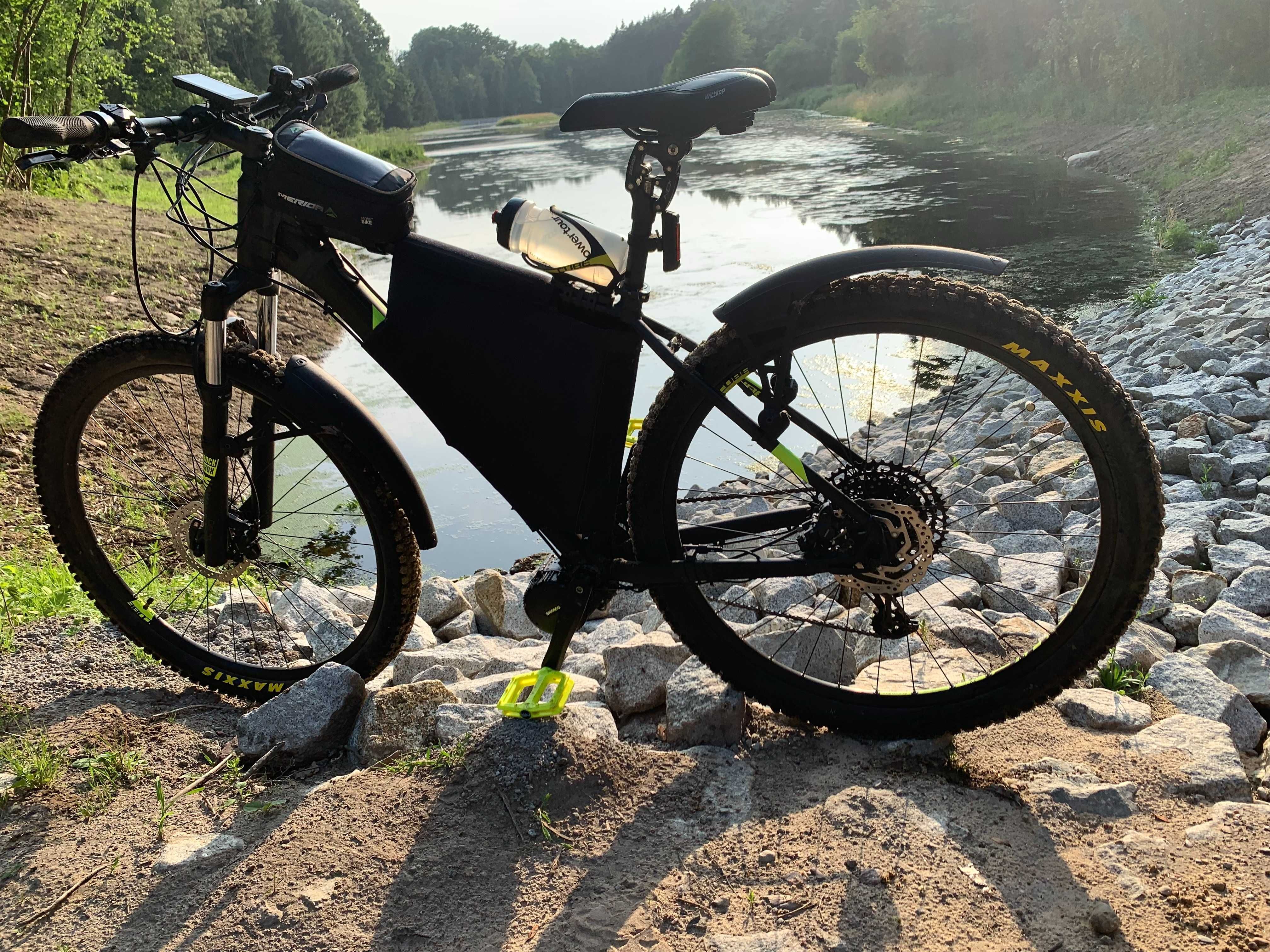 Rower elektryczny  E-MTB, BAFANG 750W, Zasięg 120-150 KM