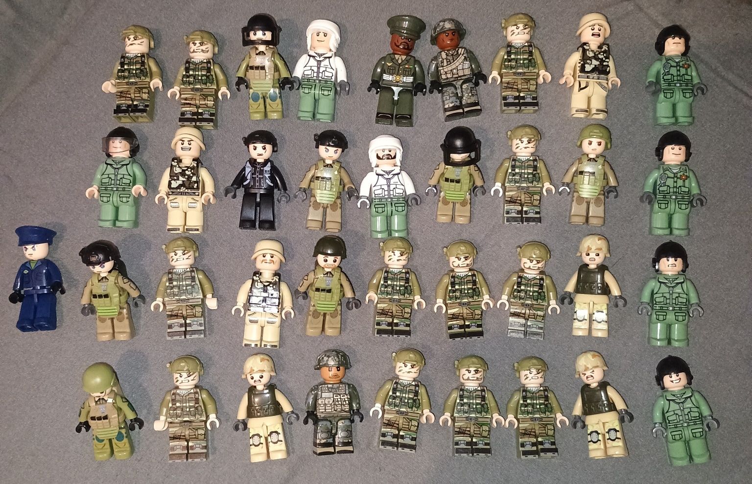 Figurki kompatybilne z lego żołnierze