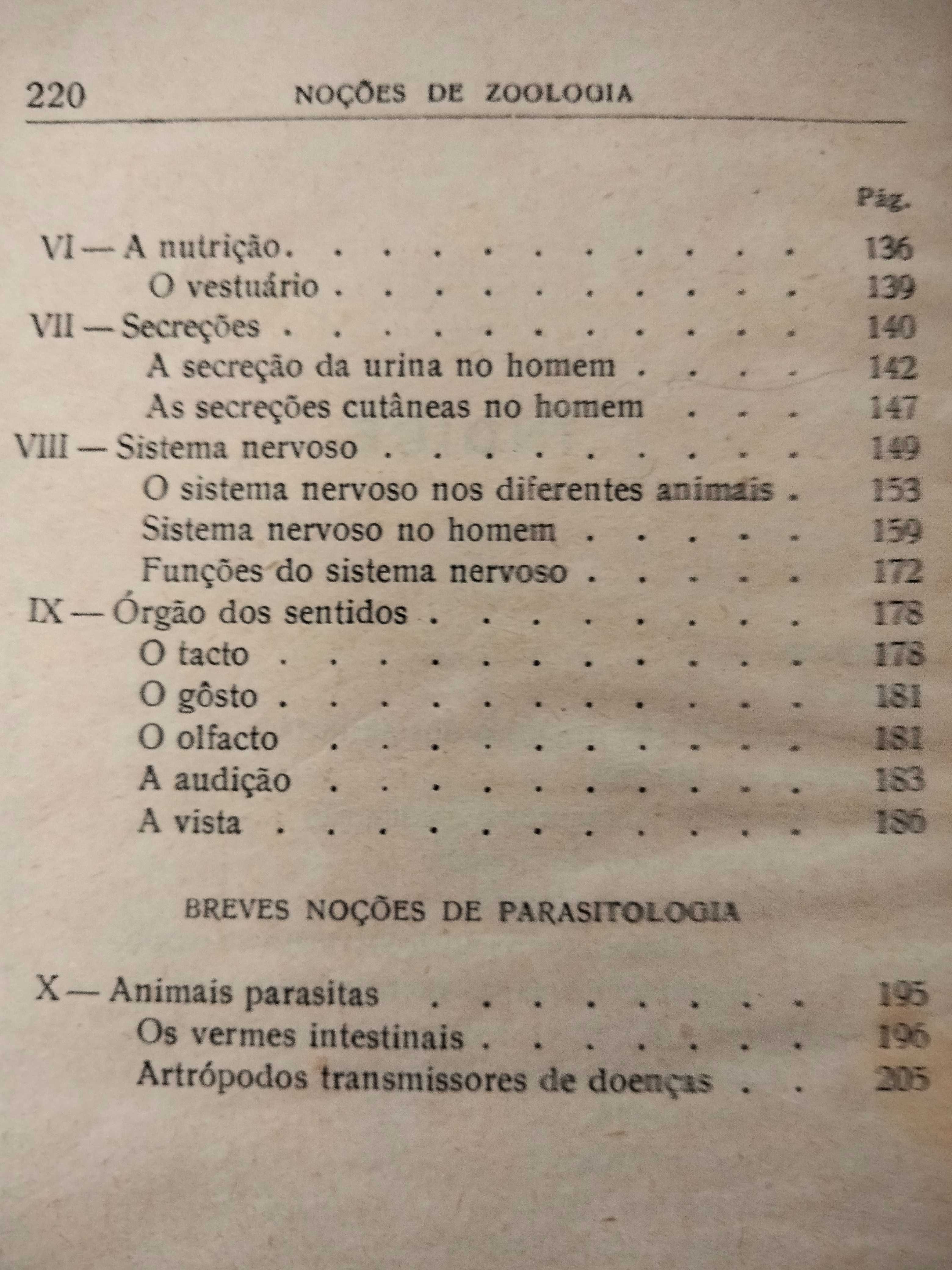 Noções de Zoologia - Augusto C. G. Soeiro