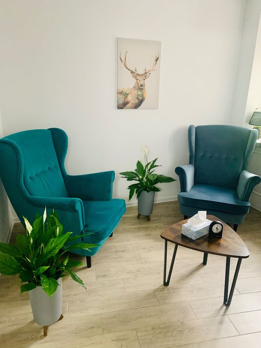 Gabinet dla psychologa/psychoterapeuty/coacha. Terapia. Psychoterapia.