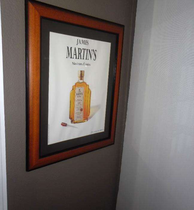Quadro Publicitário Whisky James Martin's