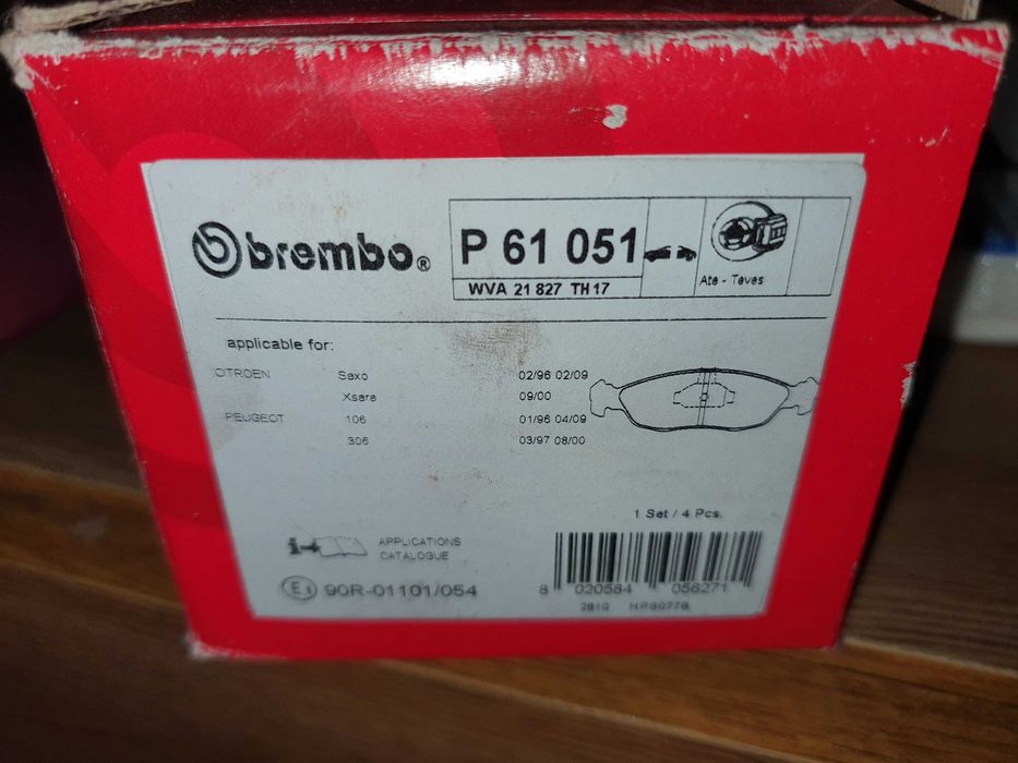 Pastilhas frente saxo/106/306/xsara