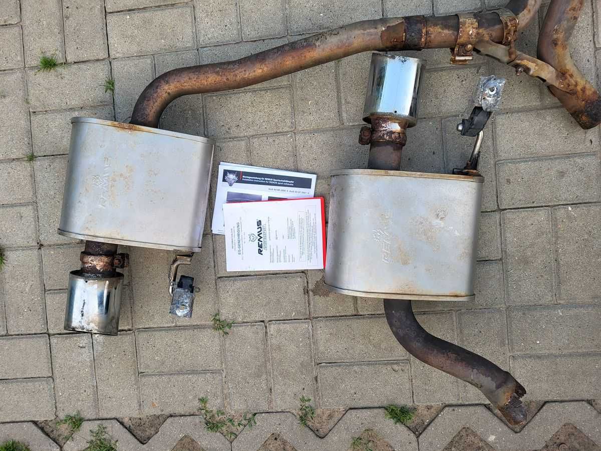 AUDI A4 B8 , A5 8T 3,2 FSI tłumik REMUS .