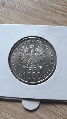 1000 zł Papież Jan Paweł II-1982 r.-Mennicza-#5