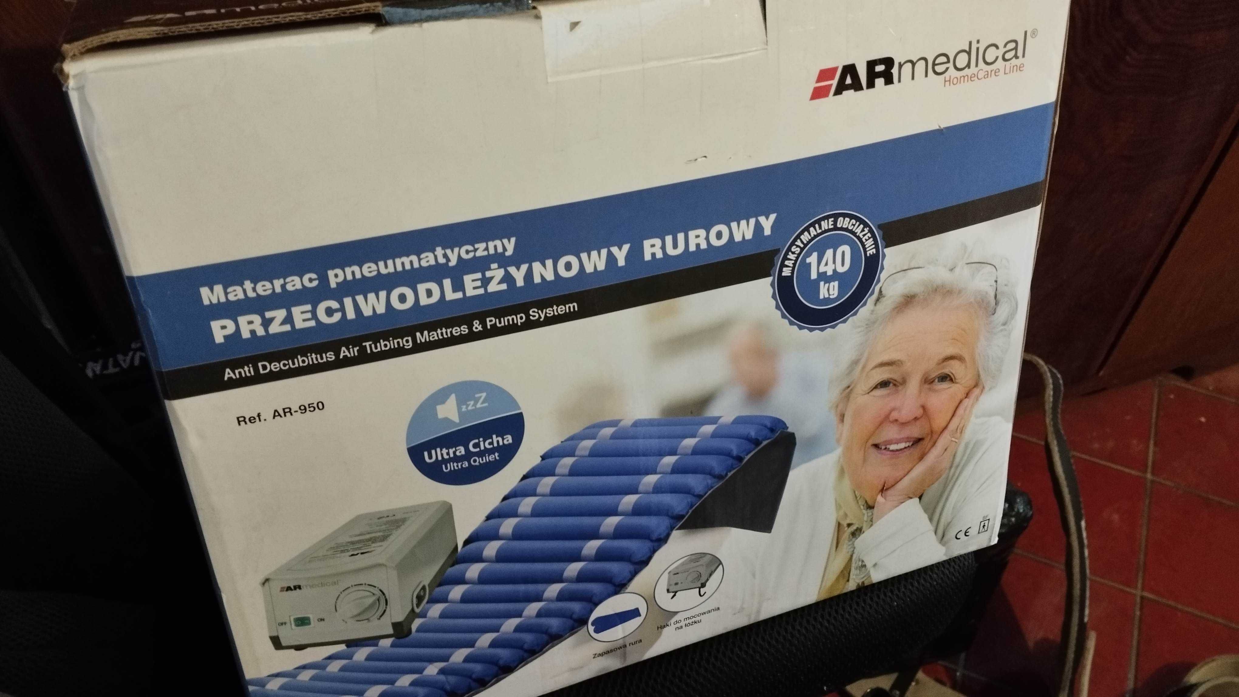 Materac przeciwodleżynowy rurowy NOWY