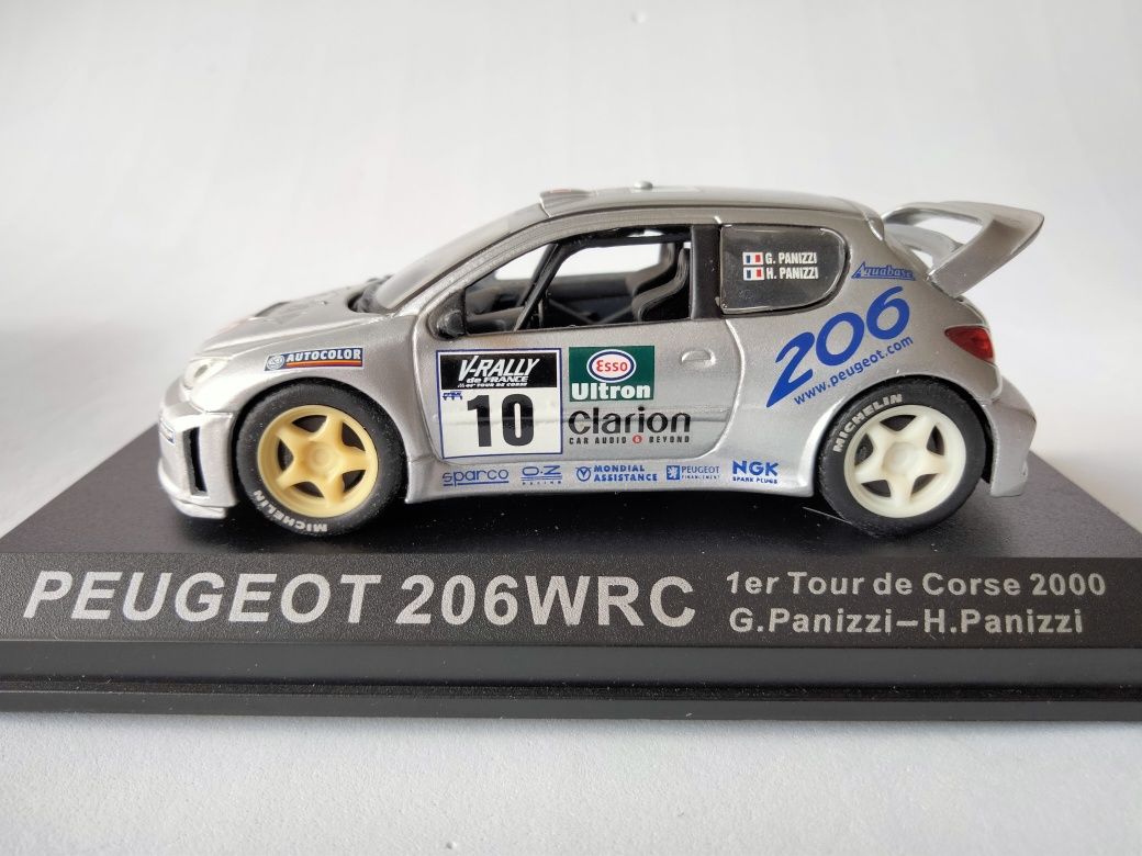 1/43 Peugeot 206 WRC #10 - Panizzi/Panizzi (2000)