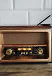 radio kuchenne retro am fm przenośne na baterie z anteną mini jack
