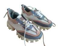 Markowe przepiękne ekskluzywne sneakersy damskie PRADA Milano r 39