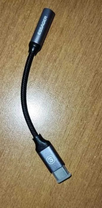 Adaptador fones type c jack 3,5 novo
