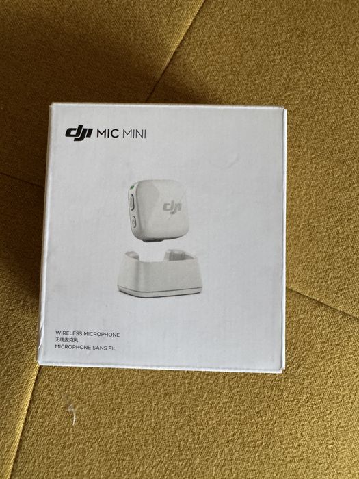 Мікрофонна радіосистема DJI Mic Mini Black, петличний мікрофон