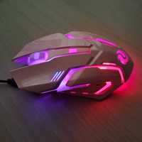 Бездротова мишка рожева з підсвіткою Bluetooth 2.4G